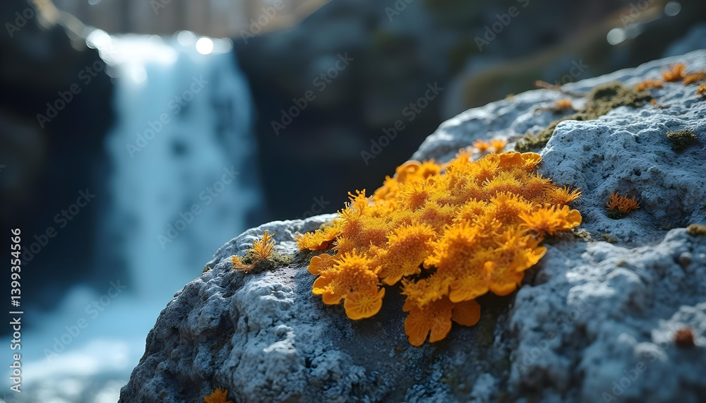Fototapeta premium lichen on rock