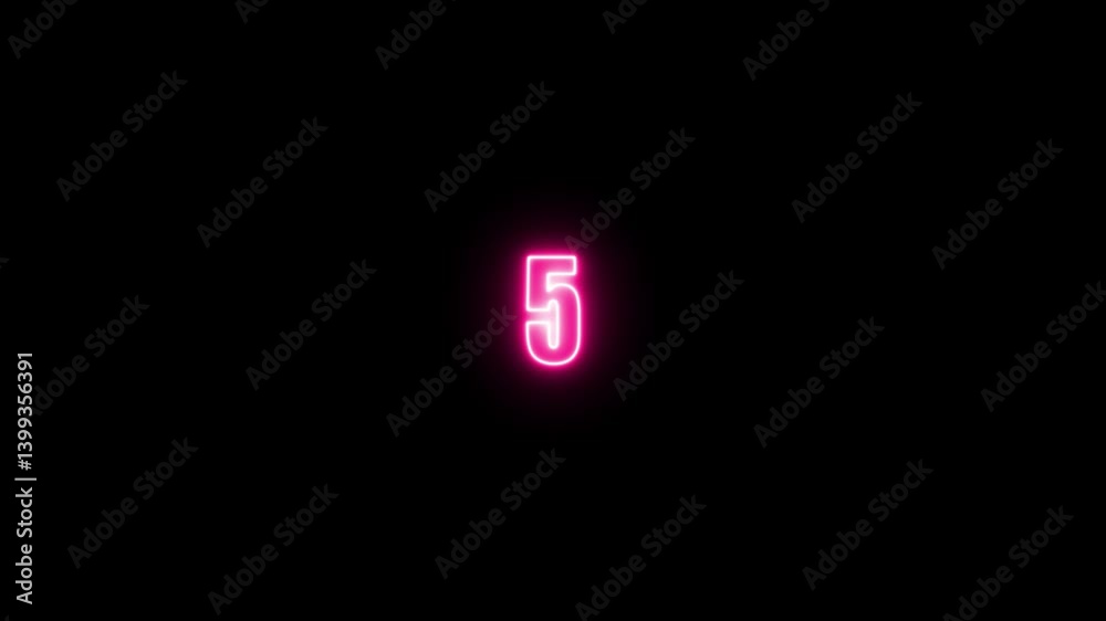 Neon line number with glowing neon circle. Countdown 10 to 0 neon loading circle, animated rotating neon circle loading. top ten countdown animation text Neon line number with glowing neon circle. Countdown 10 to 0 neon loading circle, animated rotating neon circle loading. top ten countdown animation text