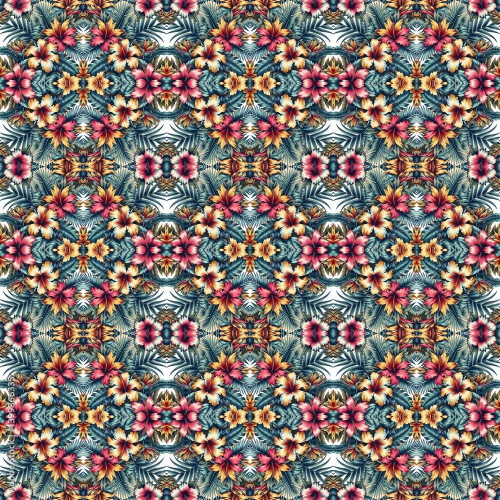 Seamless Isolated Bloom Textile Pattern – Elegant Floral Design for Fashion, Fabric, and Print Seamless Isolated Bloom Textile Pattern – Elegant Floral Design for Fashion, Fabric, and Print