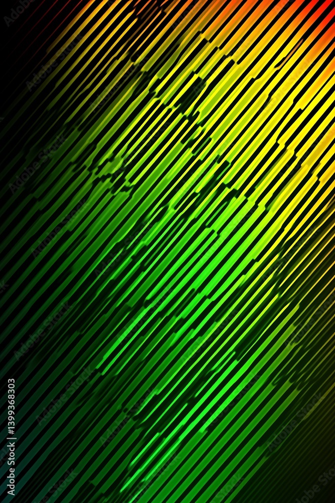 Iridescent diagonal linear design with luminous gradients and contrasts Iridescent diagonal linear design with luminous gradients and contrasts