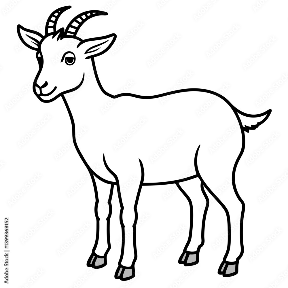 goat vector illustration goat vector illustration