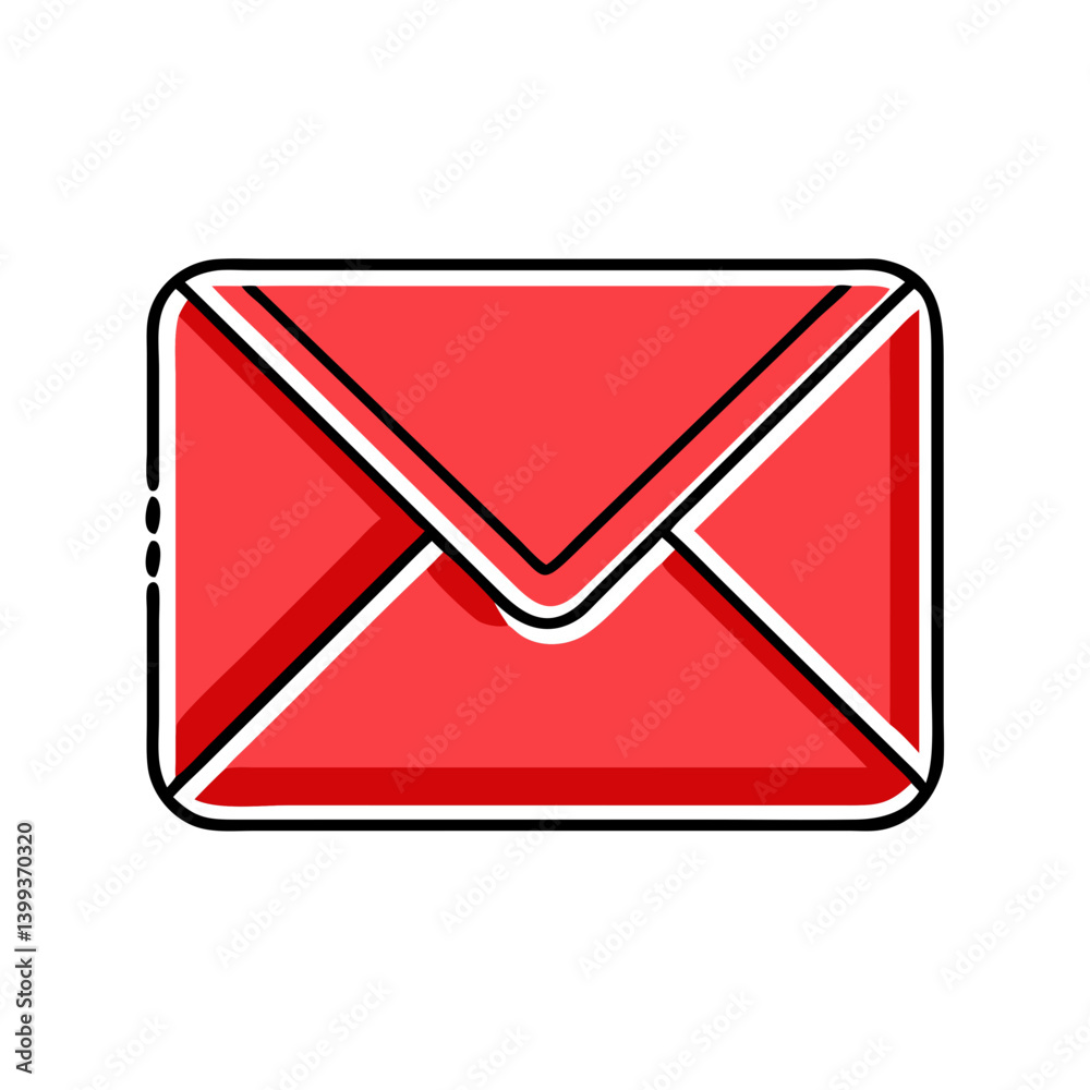 red mail icon, red mail vector illustration-simple illustration of red mail, perfect for red mail logos and icons red mail icon, red mail vector illustration-simple illustration of red mail, perfect for red mail logos and icons