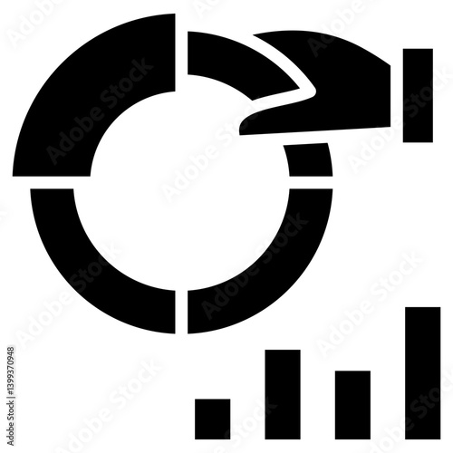 Pie Chart glyph icon
