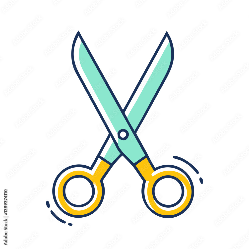 scissors icon, scissors vector illustration-simple illustration of scissors, perfect for scissors logos and icons scissors icon, scissors vector illustration-simple illustration of scissors, perfect for scissors logos and icons