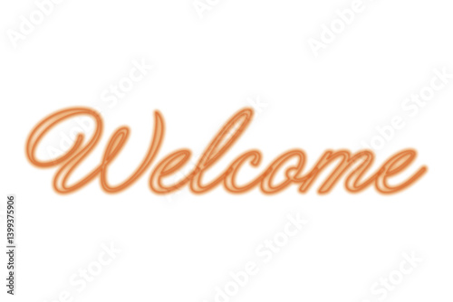 Welcome（ようこそ）の文字の、よく目立つロゴマーク
