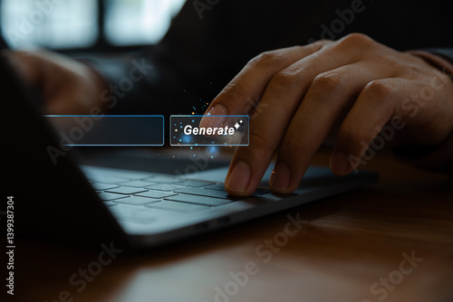 AI-Powered Content Generation Concept