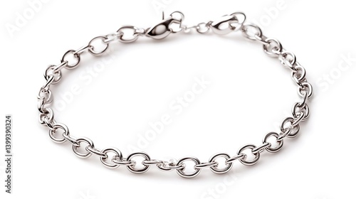 Wallpaper Mural Silver chain bracelet with a clasp Torontodigital.ca