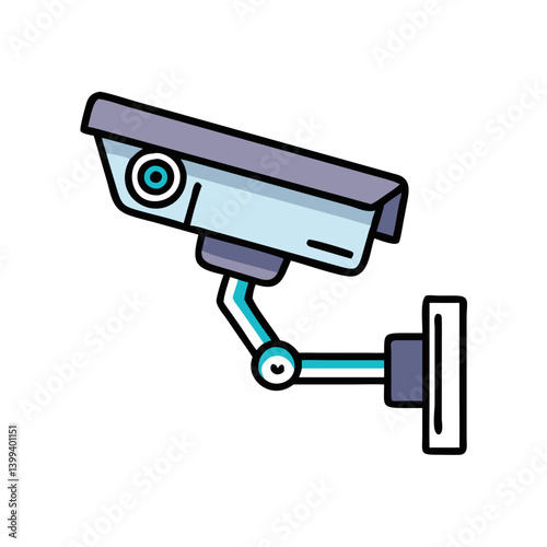 surveillance camera icon, surveillance camera vector illustration-simple illustration of surveillance camera, perfect for surveillance camera logos and icons