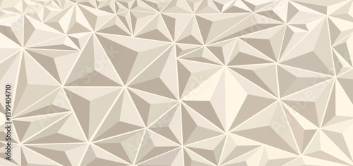 Triangle diamond 3d shape pattern in soft color for background design