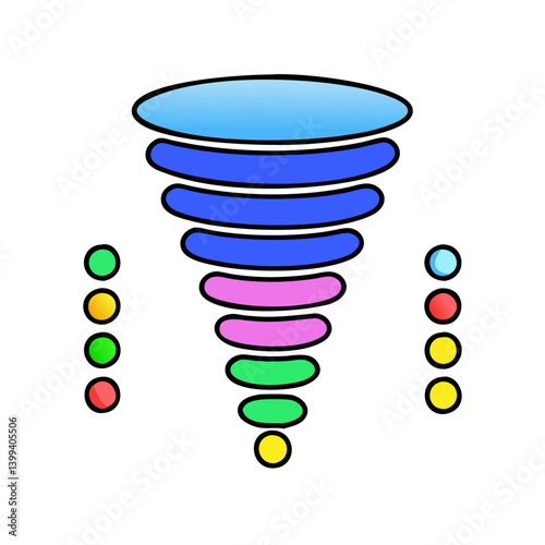 twister icon, twister vector illustration-simple illustration of twister, perfect for twister logos and icons