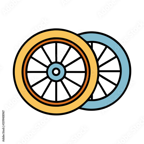 wheels icon, wheels vector illustration-simple illustration of wheels, perfect for wheels logos and icons