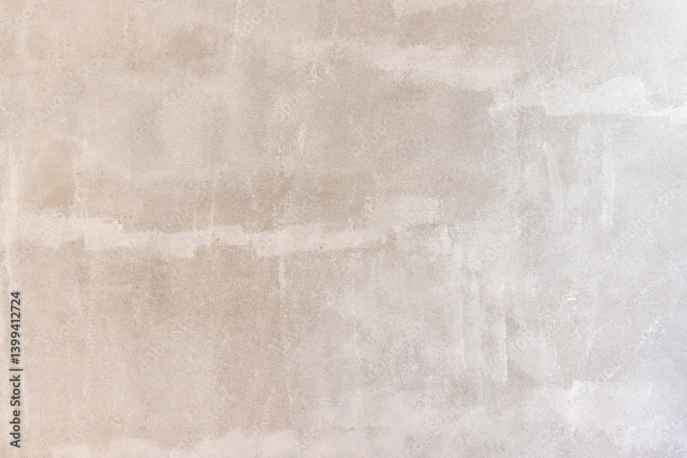 Naklejka premium Prime oil based primer on old concrete wall before applying the main color. renovation concept.