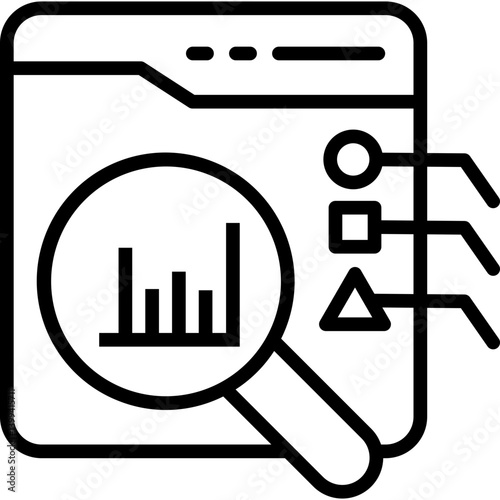 Data Analysis line icon