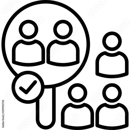 Sampling line icon