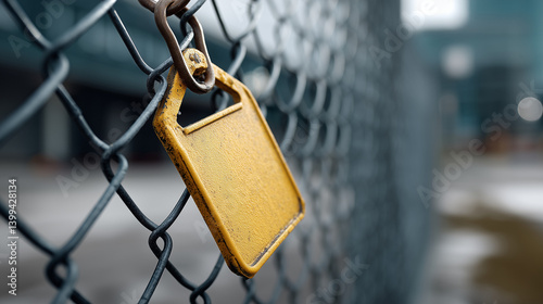 Security Tag on the Fence: ...