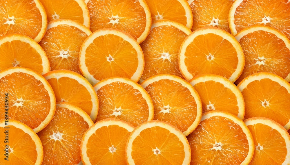 Fresh orange slices pattern background Fresh orange slices pattern background