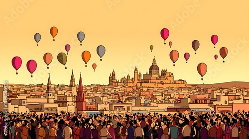 City Festival Hot Air Balloons