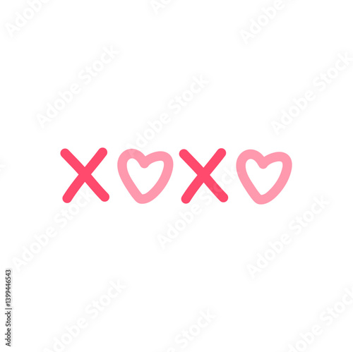 Valentine's Day xoxo. Valentine's Day gif and quote
