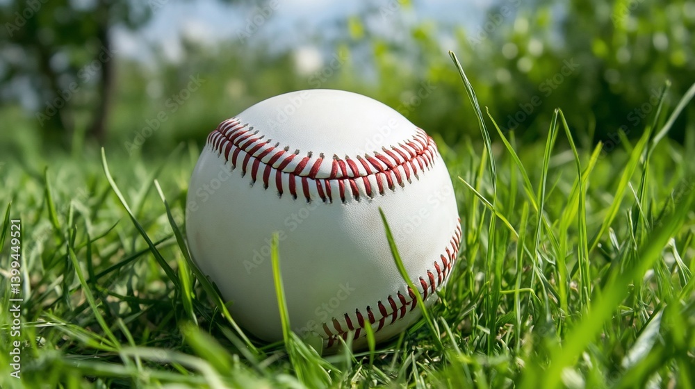custom made wallpaper toronto digitalBaseball in Grassy Field, Sunny Day