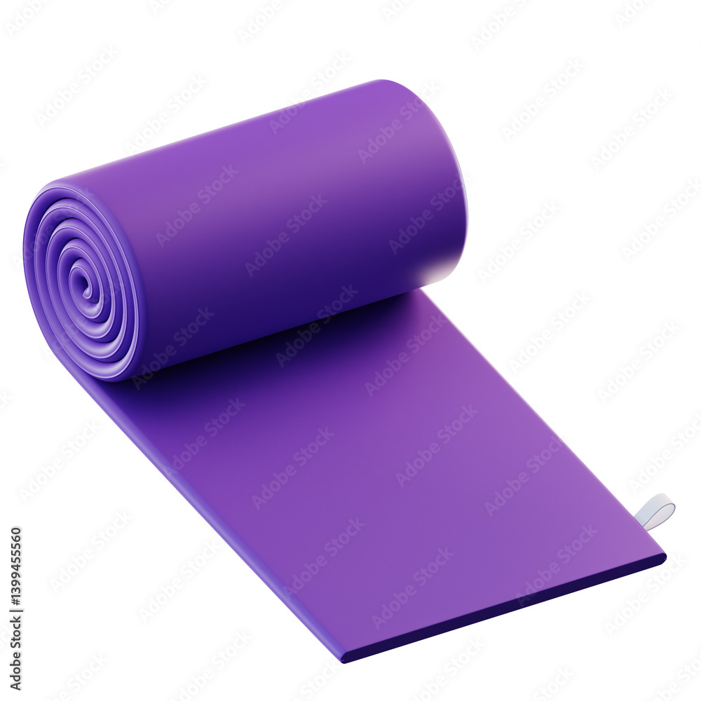 3D Illustration Workout Mat 3D Illustration Workout Mat