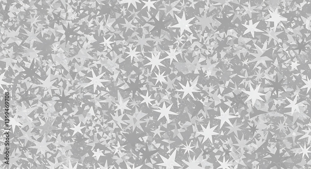 Silver Stardust Shower AI Generated Silver Stardust Shower AI Generated