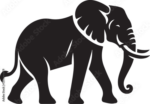 Elephant Flat vector illustration