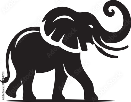 Elephant Flat vector illustration
