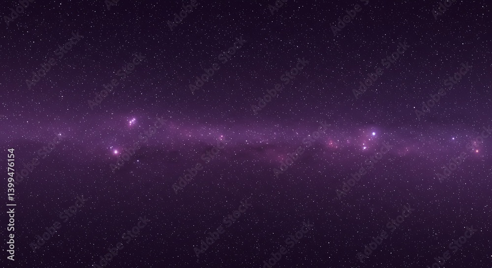 Fototapeta premium Cosmic Dust & Starlight Whispers AI Generated
