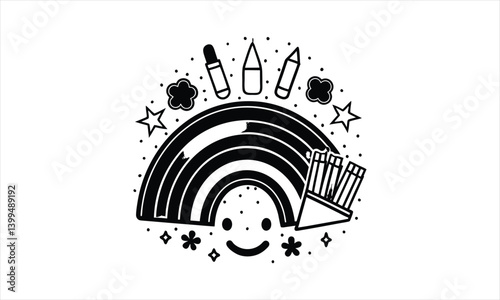 Rainbow Smile Learning Art Tools