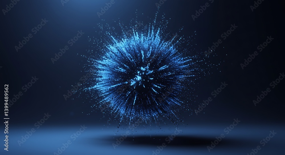 Fototapeta premium Azure Genesis AI Generated