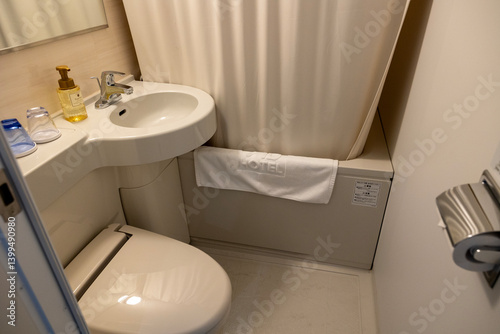 ビジネスホテルのバスルーム