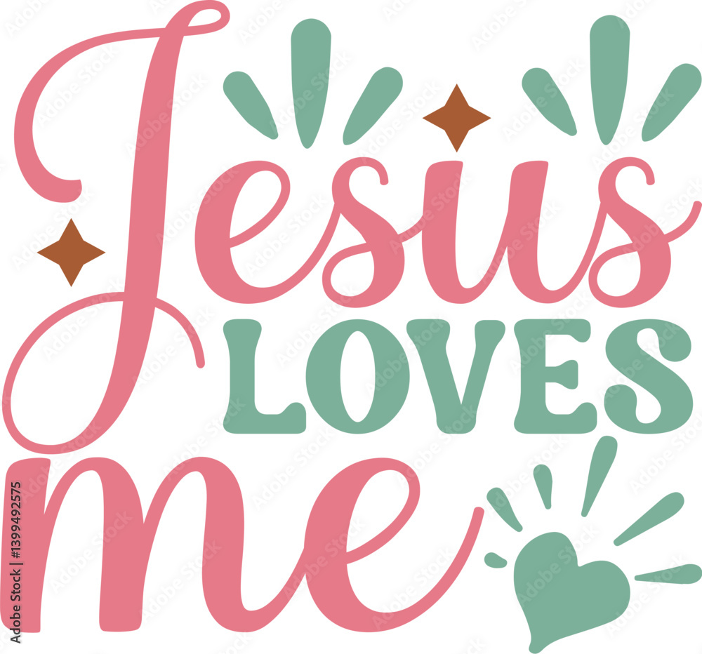 Fototapeta premium Christian Svg Design and Jesus Quotes Cut Files