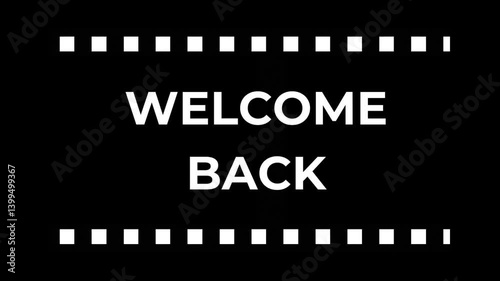 The words Welcome to My Chanel with animation and neon nuances, can be used for video openings