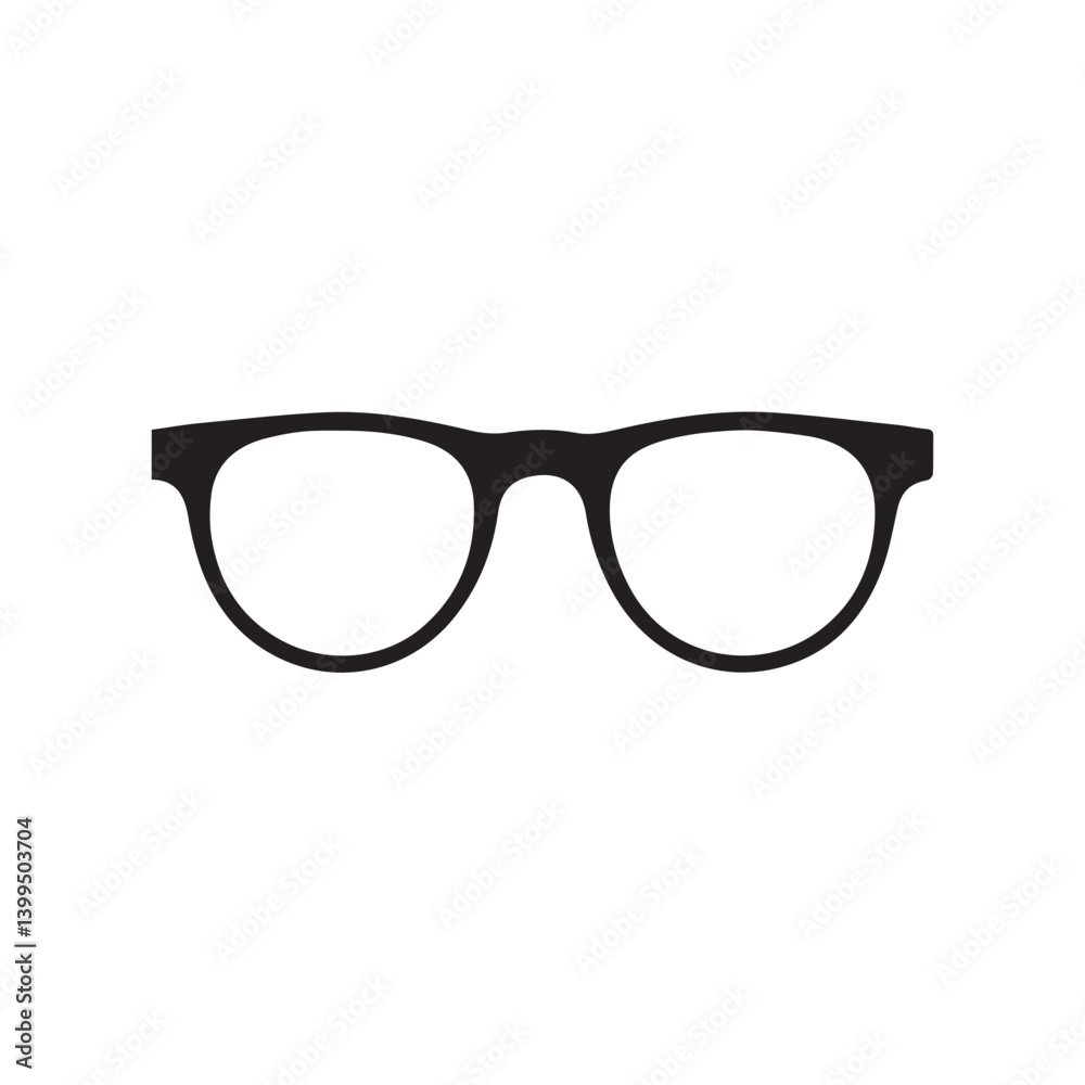 Fototapeta premium Glasses logo and symbol illustration