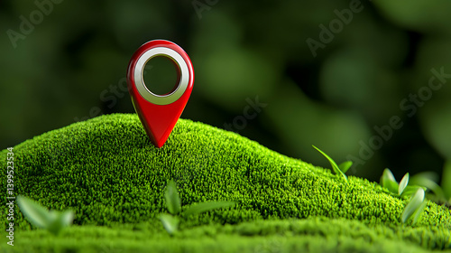 On a map, a red location pin indicates the destination.