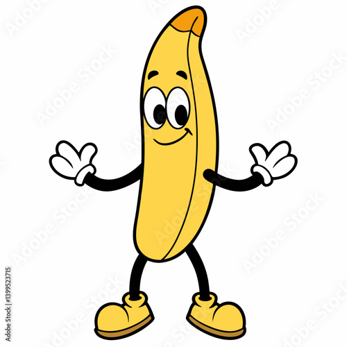 Banana carton vector