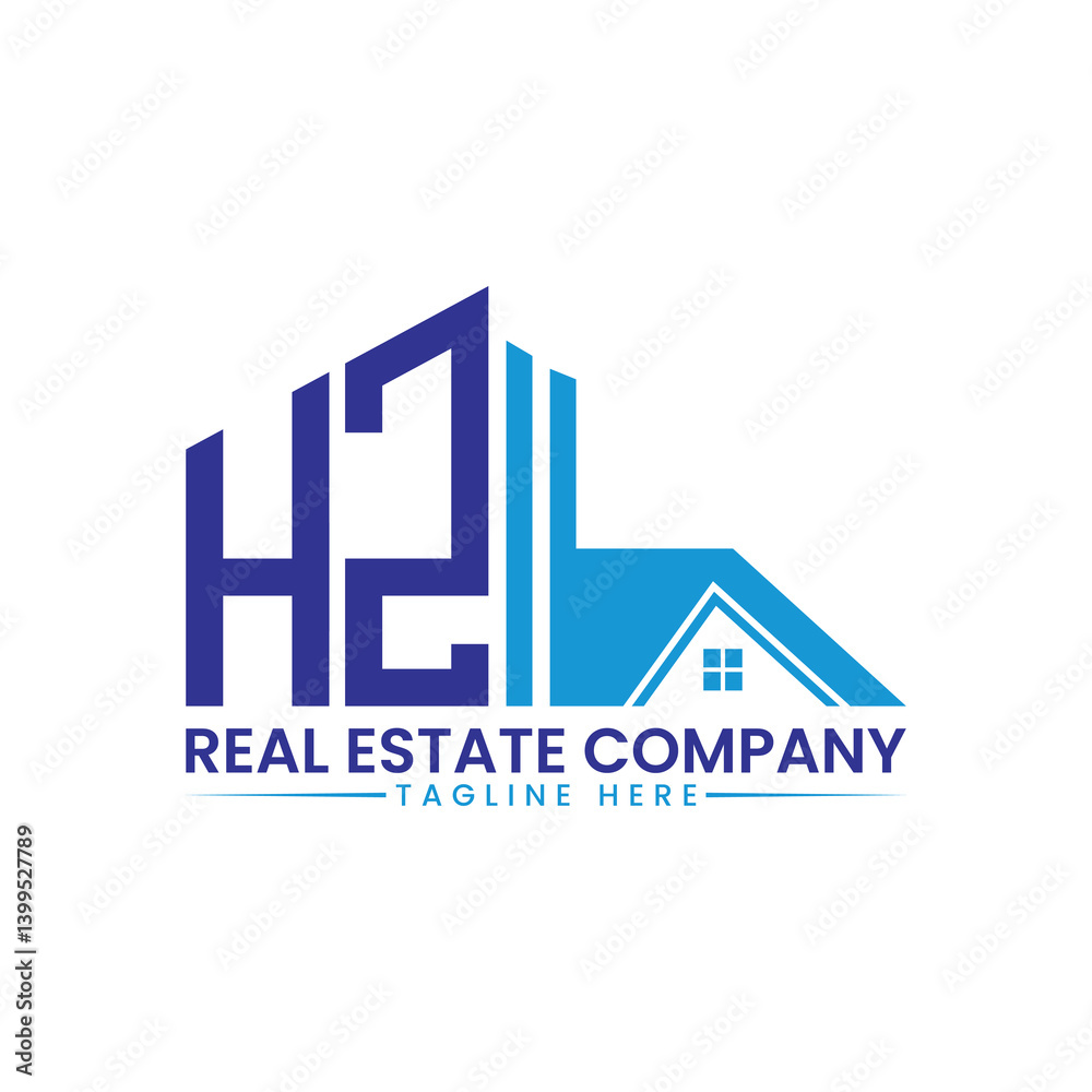 Fototapeta premium Minimalist Building and House Logo Template
