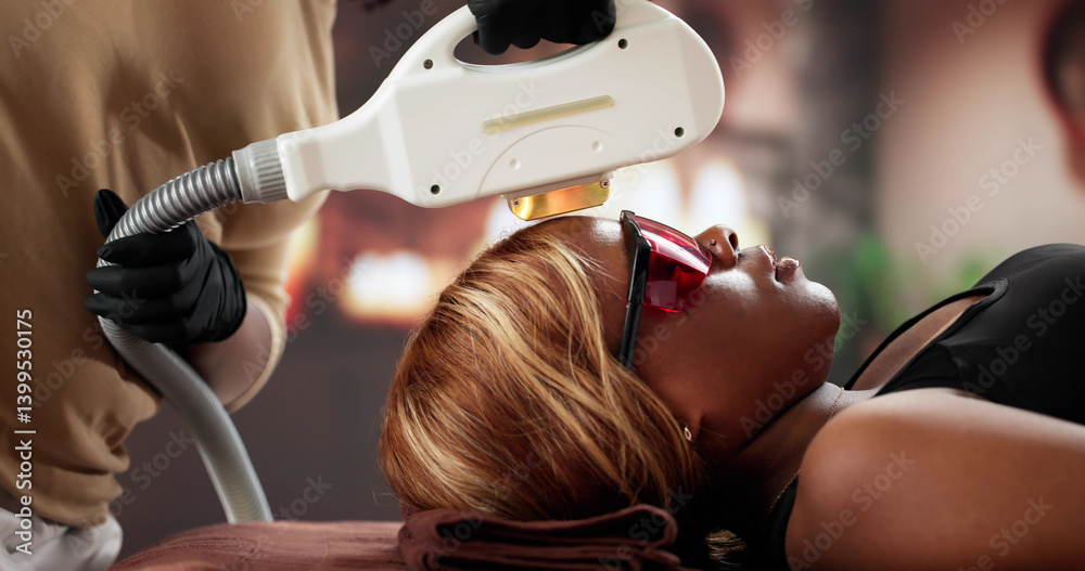 Radiant Smile: Dentist Performing Teeth Whitening On Smiling Woman, dentist