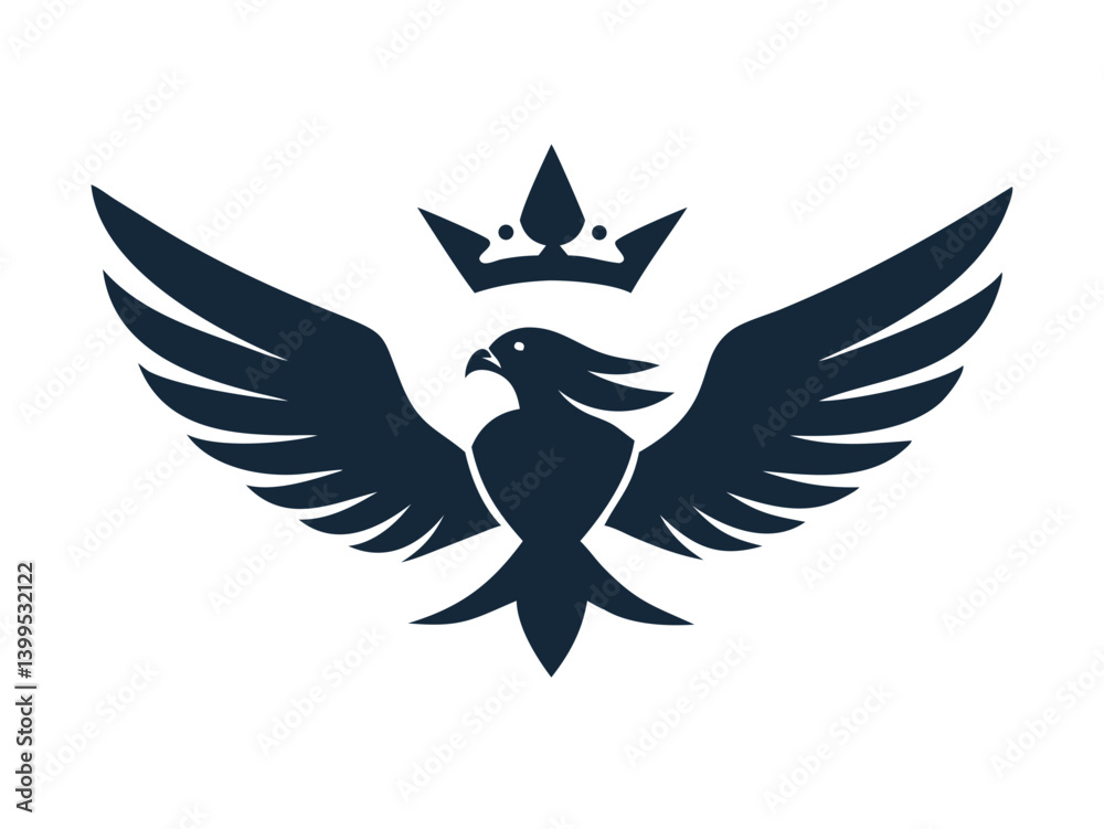 Obraz premium Flying bird logo Royalty