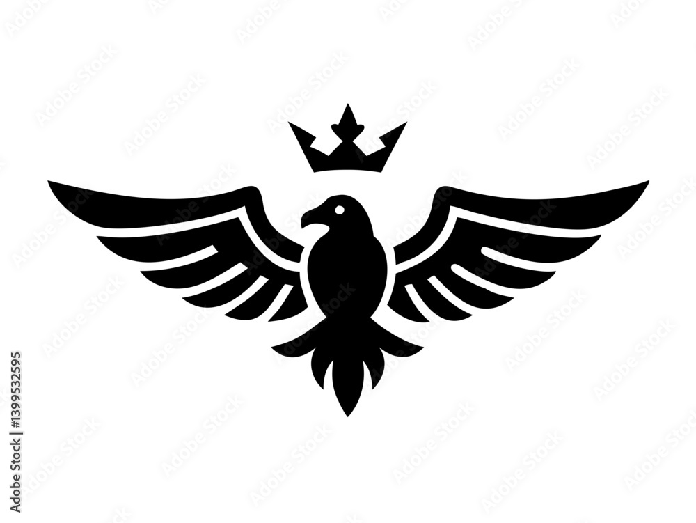 Obraz premium Flying bird logo Royalty