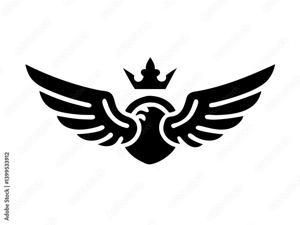 Obraz premium Flying bird logo Royalty