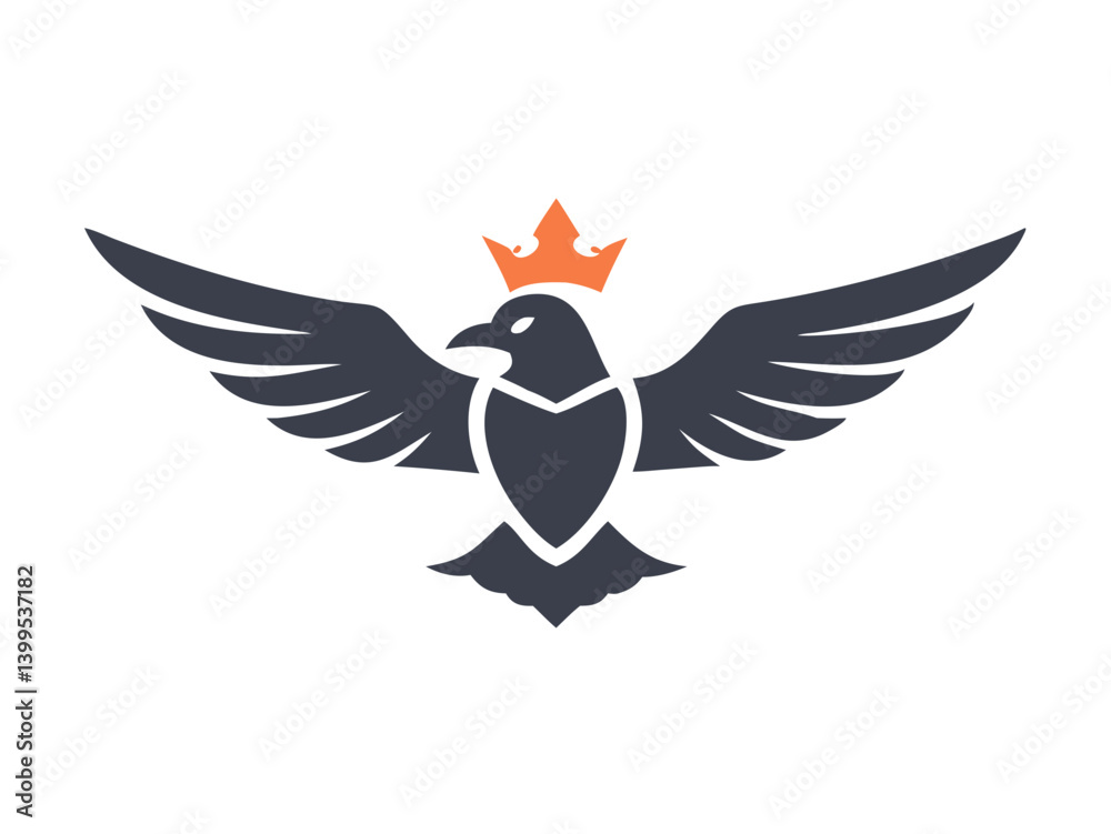 Obraz premium Flying bird logo Royalty