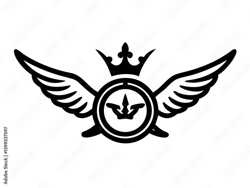 Obraz premium Flying bird logo Royalty