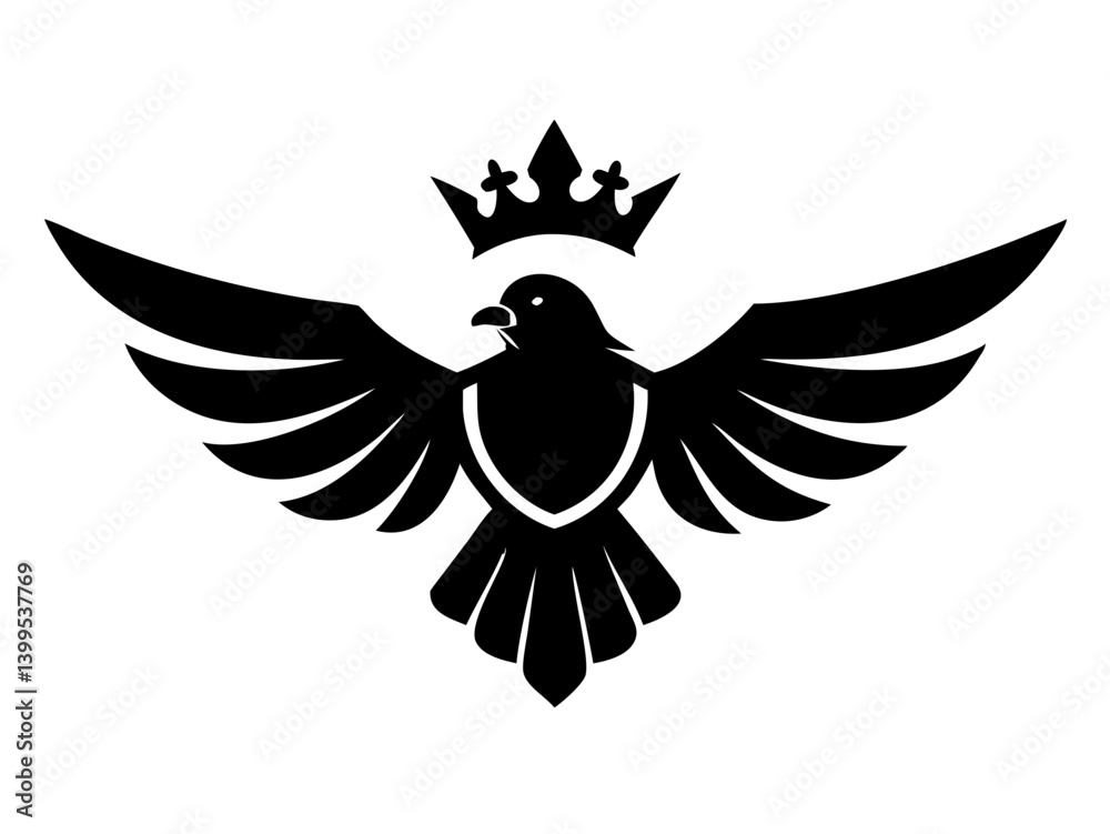Obraz premium Flying bird logo Royalty