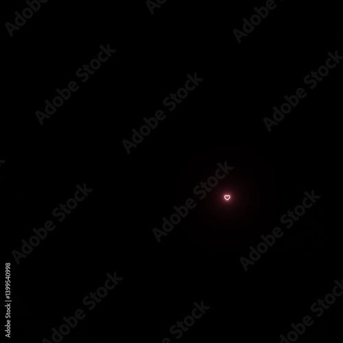 Twinkling Hearts Overlay Effect Animation
