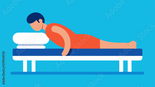 PostTherapy Relaxation An image of an athlete relaxed on a massage table with a the providing posthyperbaric therapy massage demonstrating holistic recovery.
