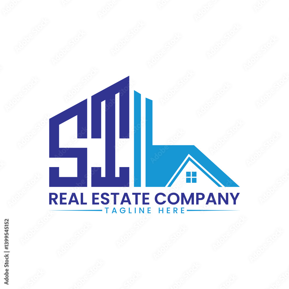 Fototapeta premium Minimalist Building and House Logo Template