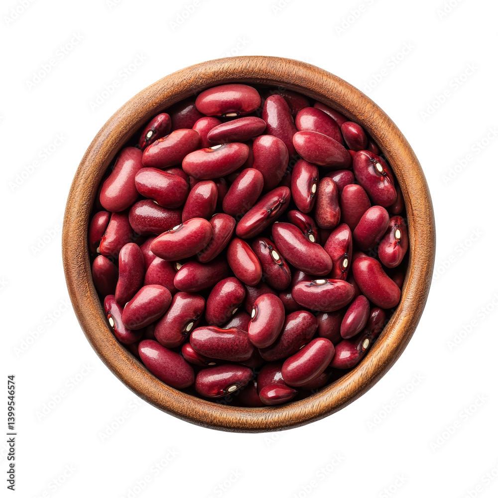 A bowl filled with red beans isolated on a transparent background, perfect for healthy cooking and meal prep, red beans in a bowl isolated on transparent background A bowl filled with red beans isolated on a transparent background, perfect for healthy cooking and meal prep, red beans in a bowl isolated on transparent background