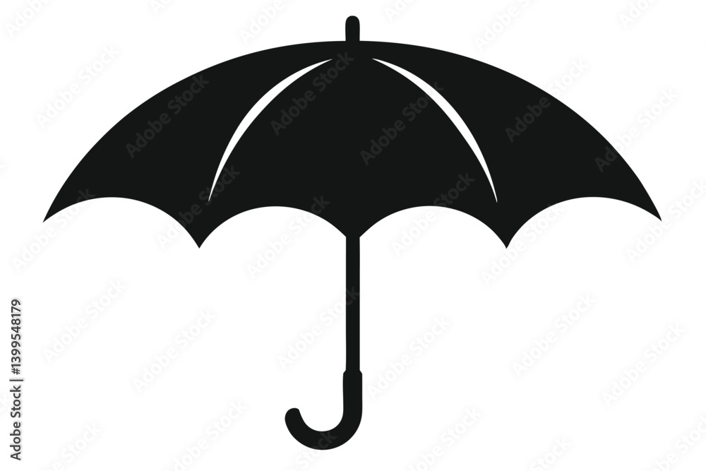 black umbrella isolated on white black umbrella isolated on white