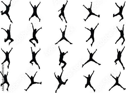 Jumping Parkour Svg